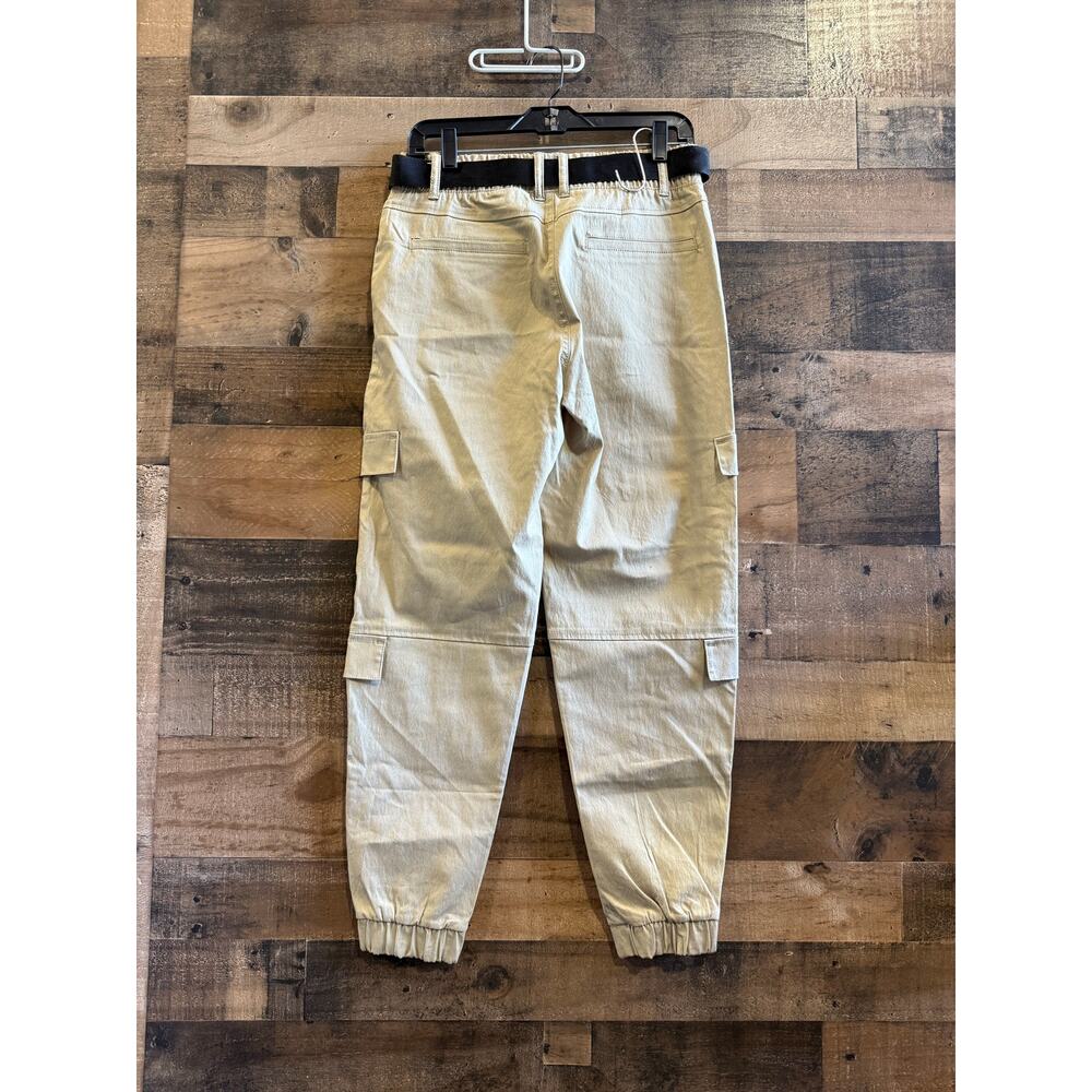 Vintage 90s Y2K VIP Jogger Cargo Beige Pants – Size S/M